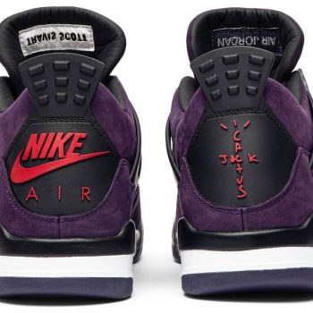 Travis Scott x Air Jordan 4 Retro 'Purple Suede - White Midsole' AJ4-766302