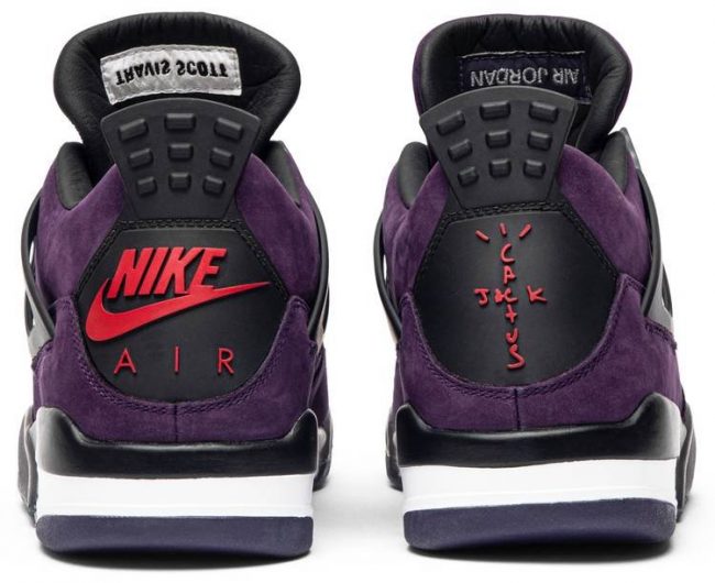 Travis Scott x Air Jordan 4 Retro 'Purple Suede - White Midsole' AJ4-766302