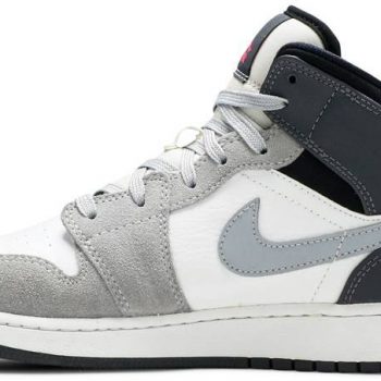 Air Jordan 1 Mid 'White Grey Hyper Pink' 555112-117