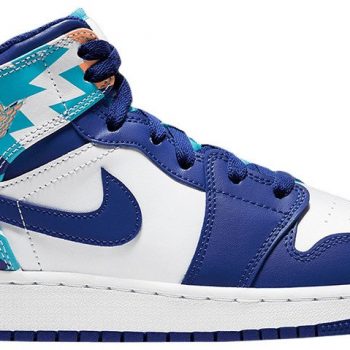 Air Jordan 1 Mid GS 'Geometric Pint' 555112-105