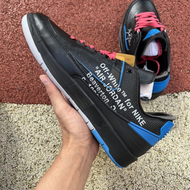 Off-White x Air Jordan 2 Retro Low SP 'Black Royal' DJ4375-004