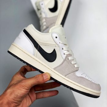 Air Jordan 1 Low " Astrograbber" White,Sail,Black