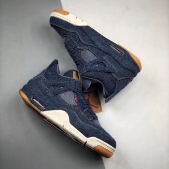 Air Jordan 4 Denim,Denim-Sail-Game Red