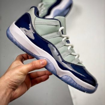 Air Jordan 11 Low " Georgetown" Grey Mist,White-Midnight Navy