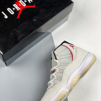 Air Jordan 11 Platinum Tint,Sail-University Red