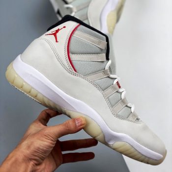 Air Jordan 11 Platinum Tint,Sail-University Red