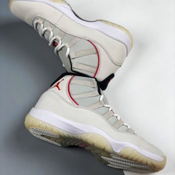 Air Jordan 11 Platinum Tint,Sail-University Red