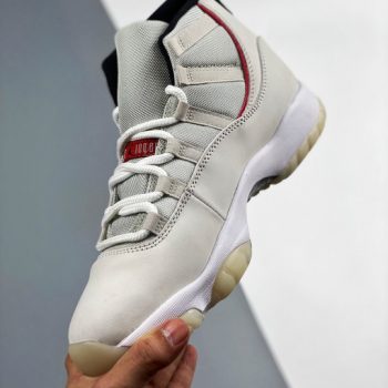 Air Jordan 11 Platinum Tint,Sail-University Red