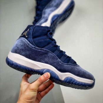 Air Jordan 11 Velvet Midnight Navy,Metallic Silver-White AR0715-441