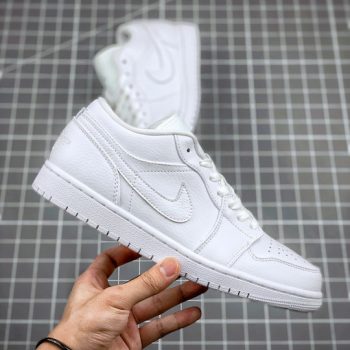 Air Jordan 1 Low " Triple White" 553558-130