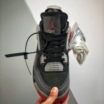 Off-White x Air Jordan 4 Bred