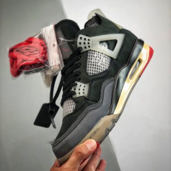 Off-White x Air Jordan 4 Bred