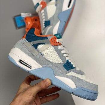 Air Jordan 4 White Blue Red