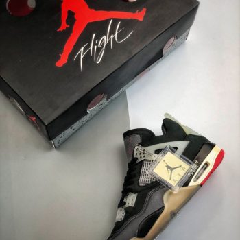 Off-White x Air Jordan 4 Bred