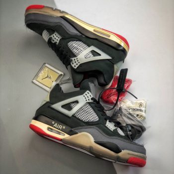 Off-White x Air Jordan 4 Bred