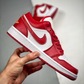 Air Jordan 1 Low " Cardinal" Red White 553558-607