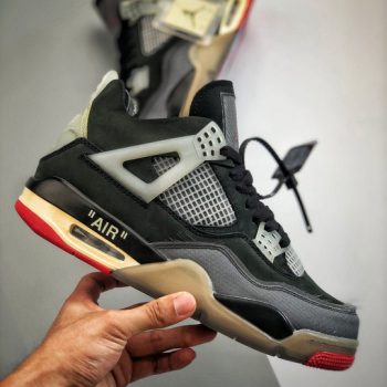 Off-White x Air Jordan 4 Bred