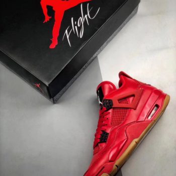 Air Jordan 4 "Singles Day" Fire Red,Summit White-Black