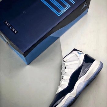 Air Jordan 11 " Win Like 82u2033 White,University Blue-Midnight Navy