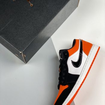 Air Jordan 1 Low " Shattered Backboard" Starfish,Black-Sail