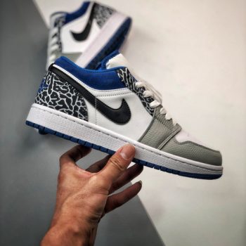 Air Jordan 1 Low " True Blue" DM1199-140