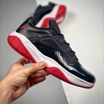 Air Jordan 11 CMFT Low " Bred" Black,White-Gym Red