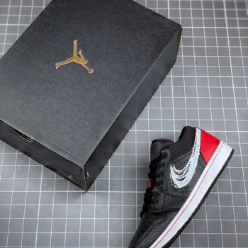 Air Jordan 1 Low " Brushstroke Swoosh"