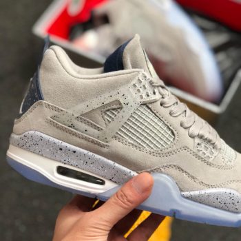 Air Jordan 4 Georgetown PE Grey Suede