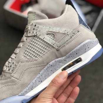 Air Jordan 4 Georgetown PE Grey Suede