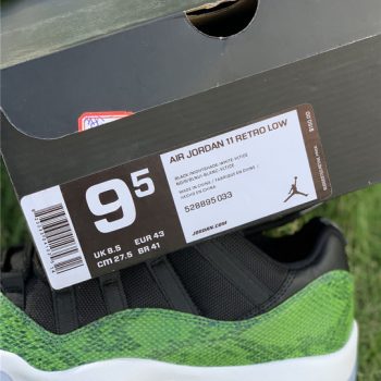 Air Jordan 11 Retro Low Black,Nightshade-White-Volt Ice