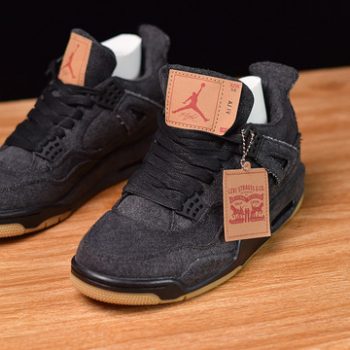 Air Jordan 4 Black Denim