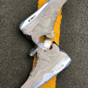 Air Jordan 4 Georgetown PE Grey Suede