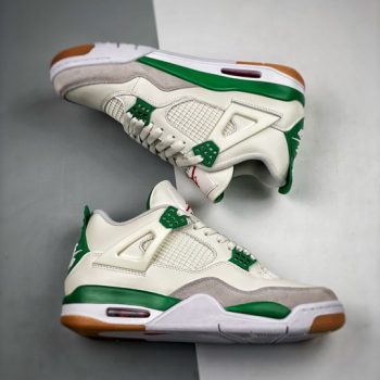 Nike SB x Air Jordan 4 Sail,Pine Green-Neutral Grey DR5415-103