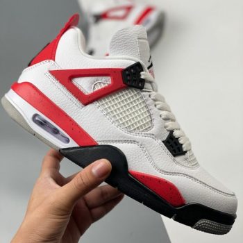 Air Jordan 4 " Red Cement" White,Fire Red-Black DH6927-161