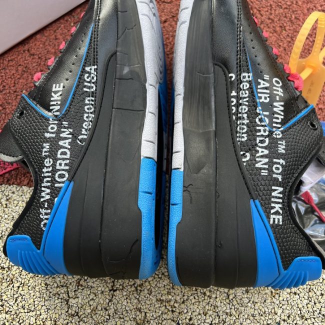 Off-White x Air Jordan 2 Retro Low SP 'Black Royal' DJ4375-004