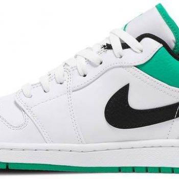 Air Jordan 1 Low 'White Lucky Green' 553558-129