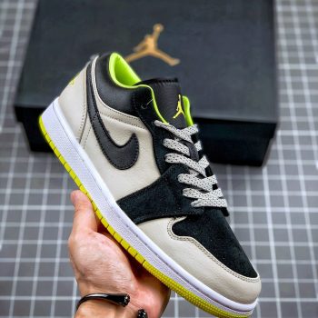 Air Jordan 1 Low "Venom Green" 553558-009