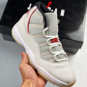 Air Jordan 11 Platinum Tint,Sail-University Red