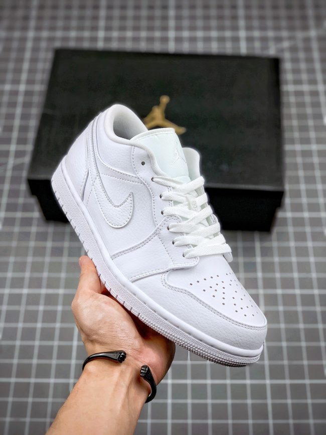 Air Jordan 1 Low " Triple White" 553558-130