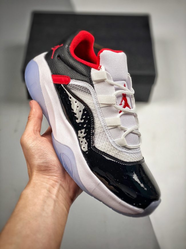 Air Jordan 11 CMFT Low "White,University Red,Black"