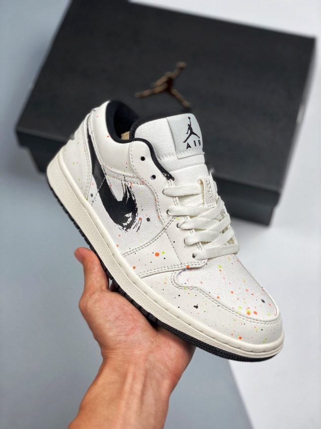 Air Jordan 1 Low " Paint Splatter" DM3528-100