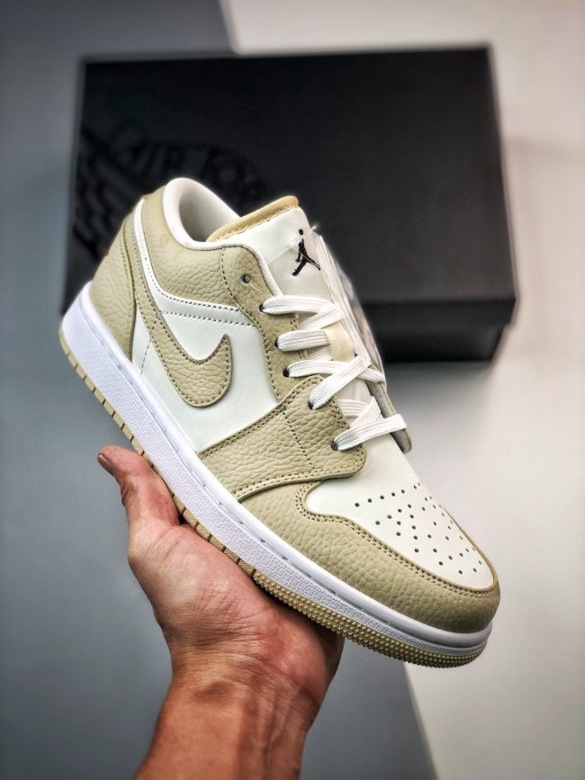 Air Jordan 1 Low " Heavy Tan Leather" FB7168-121