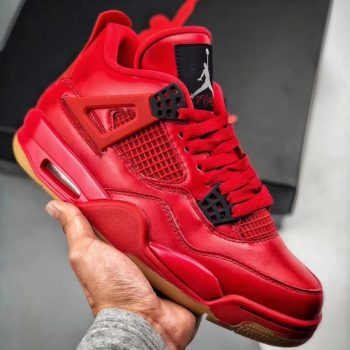 Air Jordan 4 "Singles Day" Fire Red,Summit White-Black