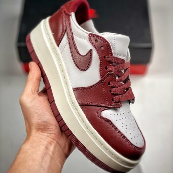 Air Jordan 1 Elevate Low White,Team Red-Sail DH7004-161