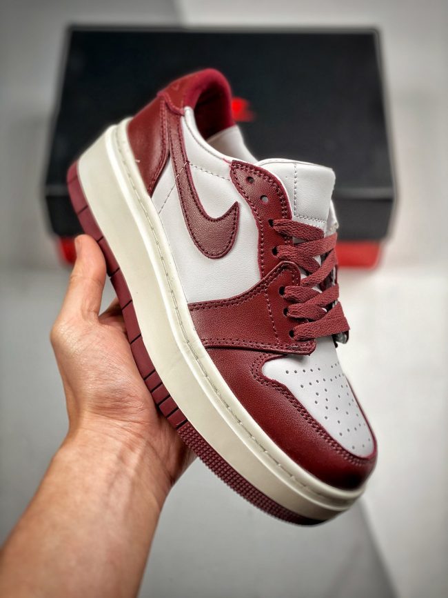 Air Jordan 1 Elevate Low White,Team Red-Sail DH7004-161