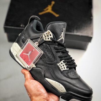 Air Jordan 4 "Oreo" Black,Tech Grey-Black