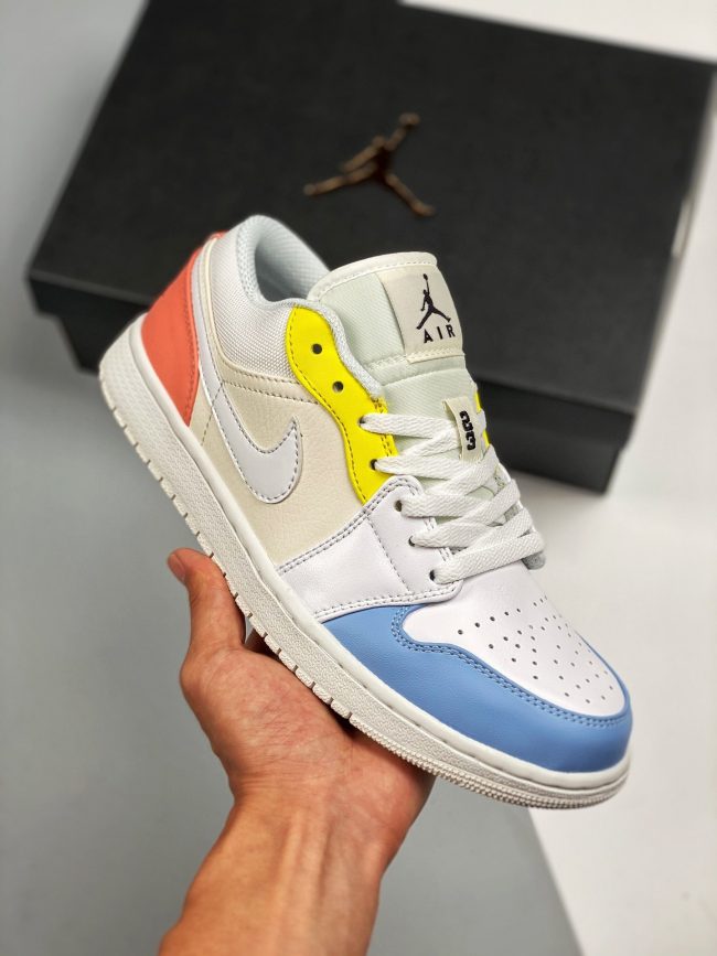 Air Jordan 1 Low " To My First Coach" Sail,White-Zitron DJ6909-100