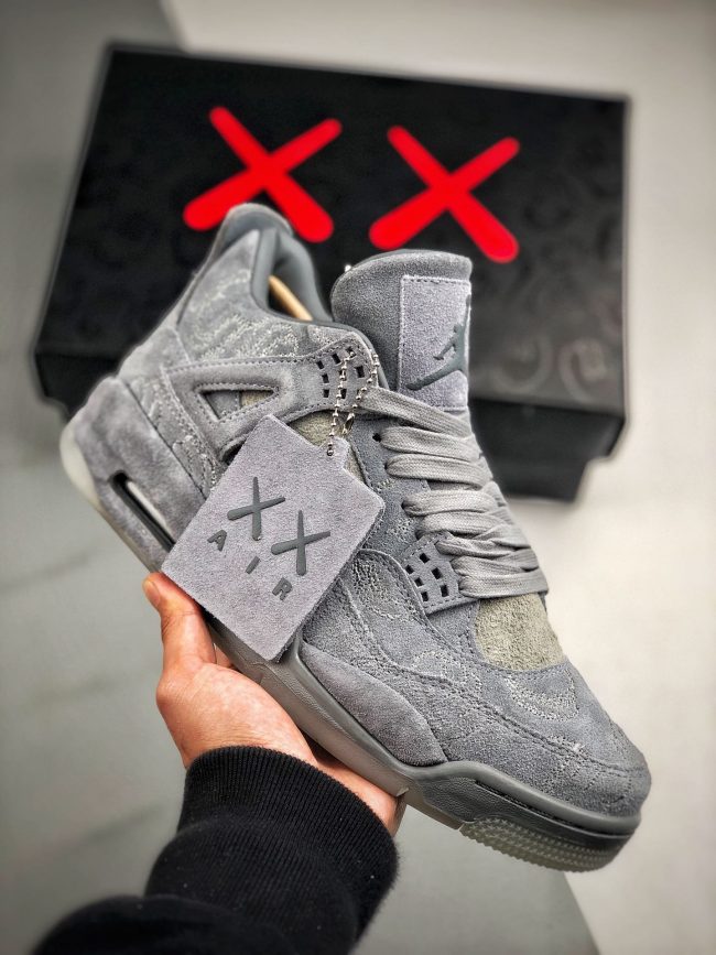 KAWS x Air Jordan 4 Cool Grey,White 930155-003