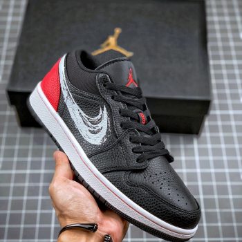 Air Jordan 1 Low " Brushstroke Swoosh"