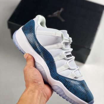 Air Jordan 11 Low " Navy Blue Snakeskin" CD6846-102